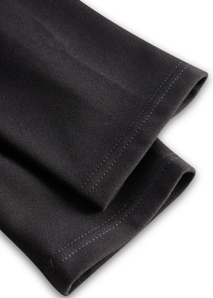 Naomi | Vestido negro refinado con cinturón