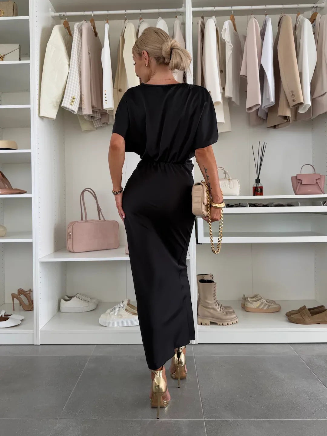 Mernes | Vestido con nudo cruzado