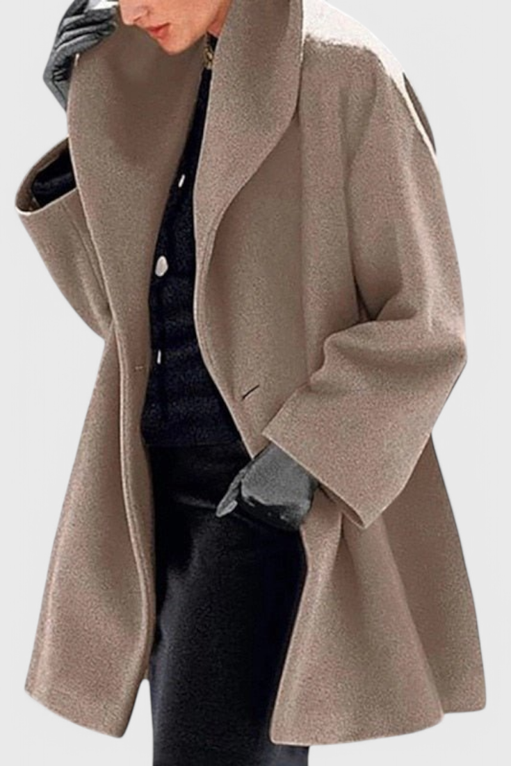 Aurora | Abrigo Oversized de Mezcla de Lana